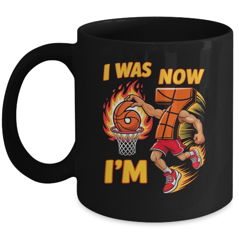 I Was 6 Now I'm 7 Basketball 6 7 Meme Birthday Boy Funny Mug | teecentury