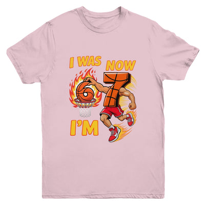I Was 6 Now I'm 7 Basketball 6 7 Meme Birthday Boy Funny Youth Shirt | teecentury
