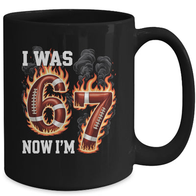 I Was 6 Now I'm 7 Old Football Drip 7th Birthday Boy 67 Meme Mug | teecentury