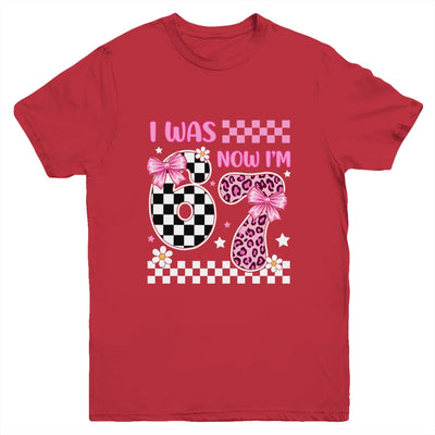 I Was 6 Now I'm 7 Year Old Birthday 67 Funny For Kids Girls Youth Shirt | teecentury
