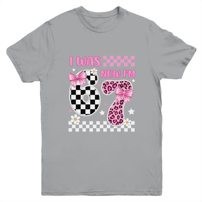 I Was 6 Now I'm 7 Year Old Birthday 67 Funny For Kids Girls Youth Shirt | teecentury