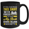 I Was Forced To Put My Book Down And Book Lover Reading Mug | teecentury