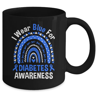 I Wear Blue For Diabetes Awareness Type One Diabetes Mug | teecentury