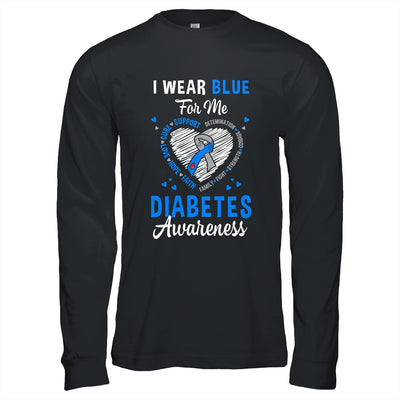 I Wear Blue For Me Type 1 Diabetes Awareness Month Warrior Shirt & Hoodie | teecentury