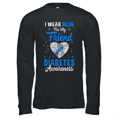 I Wear Blue For My Friend Type 1 Diabetes Awareness Month Warrior Shirt & Hoodie | teecentury