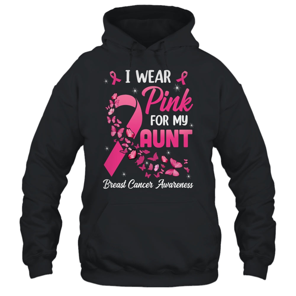 I Wear Pink For My Aunt Breast Cancer Awareness Women Shirt & Tank Top | teecentury