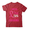 I Wear Pink For My Grandma Breast Cancer Awareness Butterfly Shirt & Tank Top | teecentury