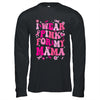 I Wear Pink For My Mama Breast Cancer Awareness Support Groovy Shirt & Hoodie | teecentury