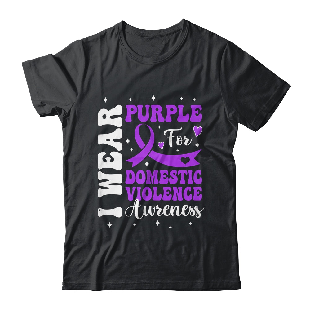 I Wear Purple Domestic Violence Awareness Men Women Shirt & Hoodie | teecentury