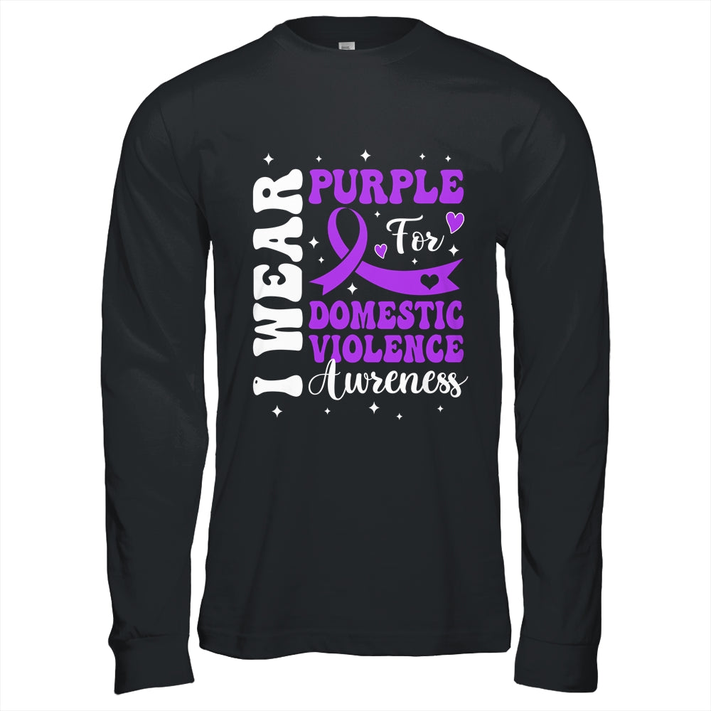 I Wear Purple Domestic Violence Awareness Men Women Shirt & Hoodie | teecentury