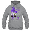 I Wear Purple For My Dad Gnome Alzheimer's Awareness Shirt & Hoodie | teecentury