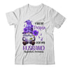 I Wear Purple For My Husband Gnome Alzheimer's Awareness Shirt & Hoodie | teecentury