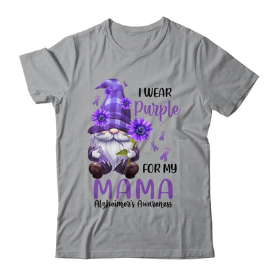 I Wear Purple For My Mama Gnome Alzheimer's Awareness Shirt & Hoodie | teecentury