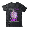 I Wear Purple For My Wife Alzheimer's Awareness Brain Shirt & Hoodie | teecentury