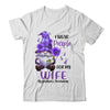I Wear Purple For My Wife Gnome Alzheimer's Awareness Shirt & Hoodie | teecentury