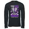 I Wear Purple In Memory Of My Grandpa Alzheimer's Awareness Shirt & Hoodie | teecentury