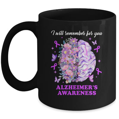 I Will Remember For You Brain Alzheimer's Awareness Mug | teecentury