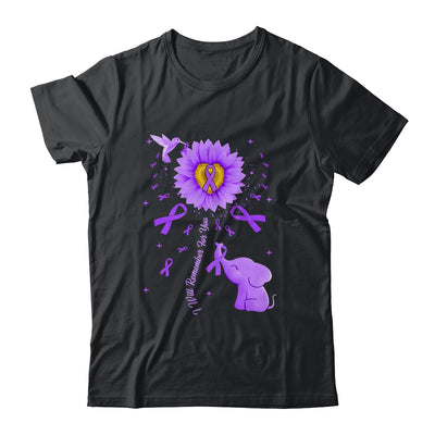 I Will Remember For You Elephant Alzheimer's Awareness Shirt & Hoodie | teecentury