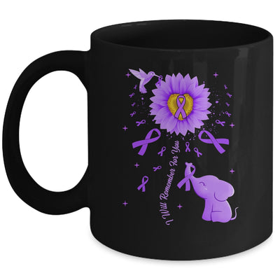 I Will Remember For You Elephant Alzheimer's Awareness Mug | teecentury