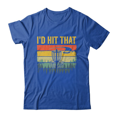 I'd Hit That Funny Disc Golf Art Vintage Disc Sport Player Shirt & Tank Top | teecentury