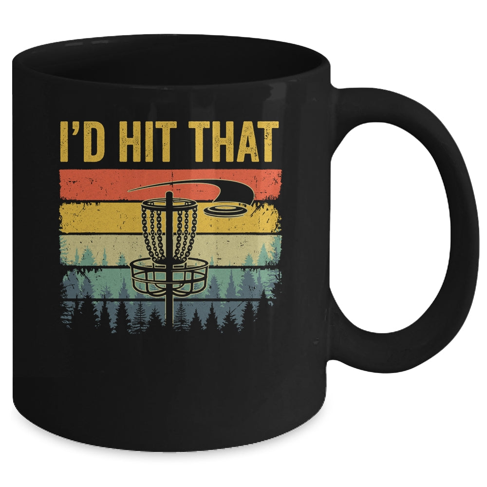I'd Hit That Funny Disc Golf Art Vintage Disc Sport Player Mug | teecentury