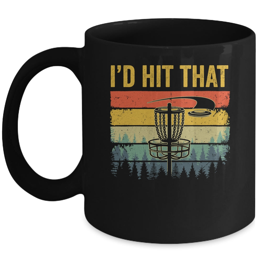 I'd Hit That Funny Disc Golf Art Vintage Disc Sport Player Mug | teecentury