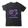 I'll Remember For You Purple Butterfly Alzheimer's Awareness Shirt & Hoodie | teecentury
