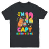I'm 12 Years Old Capy Birthday To Me 12th Birthday Capybara Youth Shirt | teecentury