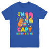 I'm 12 Years Old Capy Birthday To Me 12th Birthday Capybara Youth Shirt | teecentury
