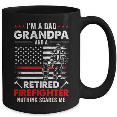 I'm A Dad Grandpa And A Retired Firefighter Father's Day Mug | teecentury