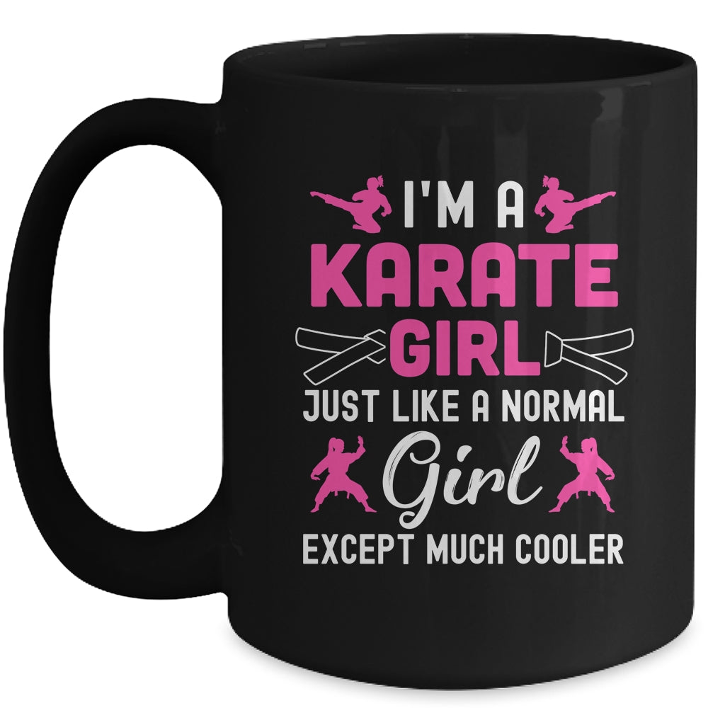 I'm A Karate Girls Art For Women Karate Black Belt Mug | teecentury