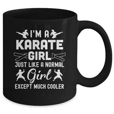 I'm A Karate Girls Design Art For Women Karate Black Belt Mug | teecentury