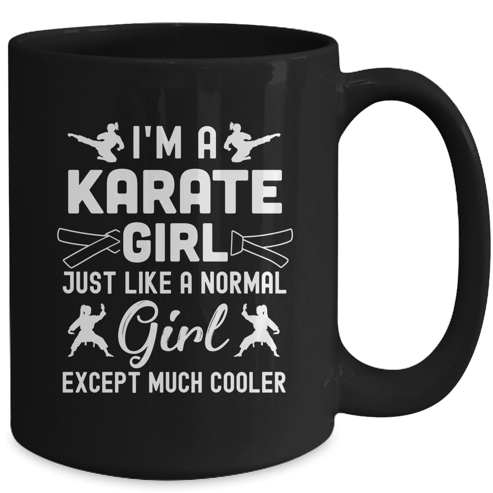 I'm A Karate Girls Design Art For Women Karate Black Belt Mug | teecentury