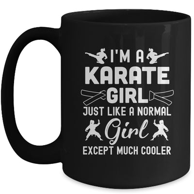 I'm A Karate Girls Design Art For Women Karate Black Belt Mug | teecentury