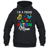 I'm A Proud Autism Mom Butterflies Autism Awareness Shirt & Tank Top | teecentury