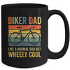 I'm Biker Dad Fathers Day Funny For Men Bicycle Bike Cycling Mug | teecentury