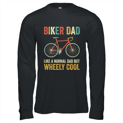 I'm Biker Dad Fathers Day Wheely Cooler Bicycle Bike Cycling Shirt & Hoodie | teecentury