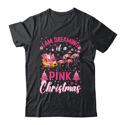 I'm Dreaming Of A Pink Christmas Cute Flamingo Xmas Holiday Shirt & Sweatshirt | teecentury