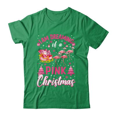 I'm Dreaming Of A Pink Christmas Cute Flamingo Xmas Holiday Shirt & Sweatshirt | teecentury