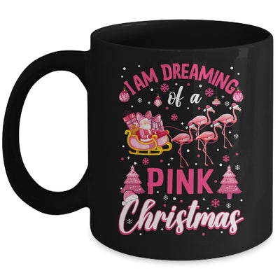 I'm Dreaming Of A Pink Christmas Cute Flamingo Xmas Holiday Mug | teecentury