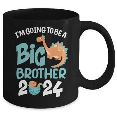 I'm Going To Be A Big Brother 2024 Boy Announcement Dinosaur Mug | teecentury