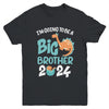 I'm Going To Be A Big Brother 2024 Boy Announcement Dinosaur Youth Shirt | teecentury