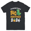 I'm Going To Be A Big Brother 2024 Dinosaur Announcement Youth Shirt | teecentury