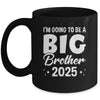 I'm Going To Be A Big Brother 2025 Leveled Up Big Bro Kids Mug | teecentury