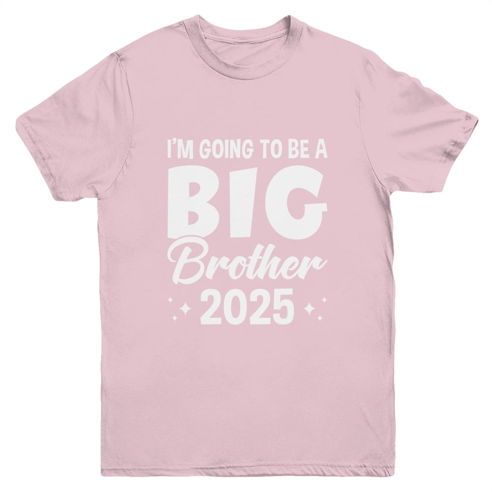 I'm Going To Be A Big Brother 2025 Leveled Up Big Bro Kids Youth Shirt | teecentury