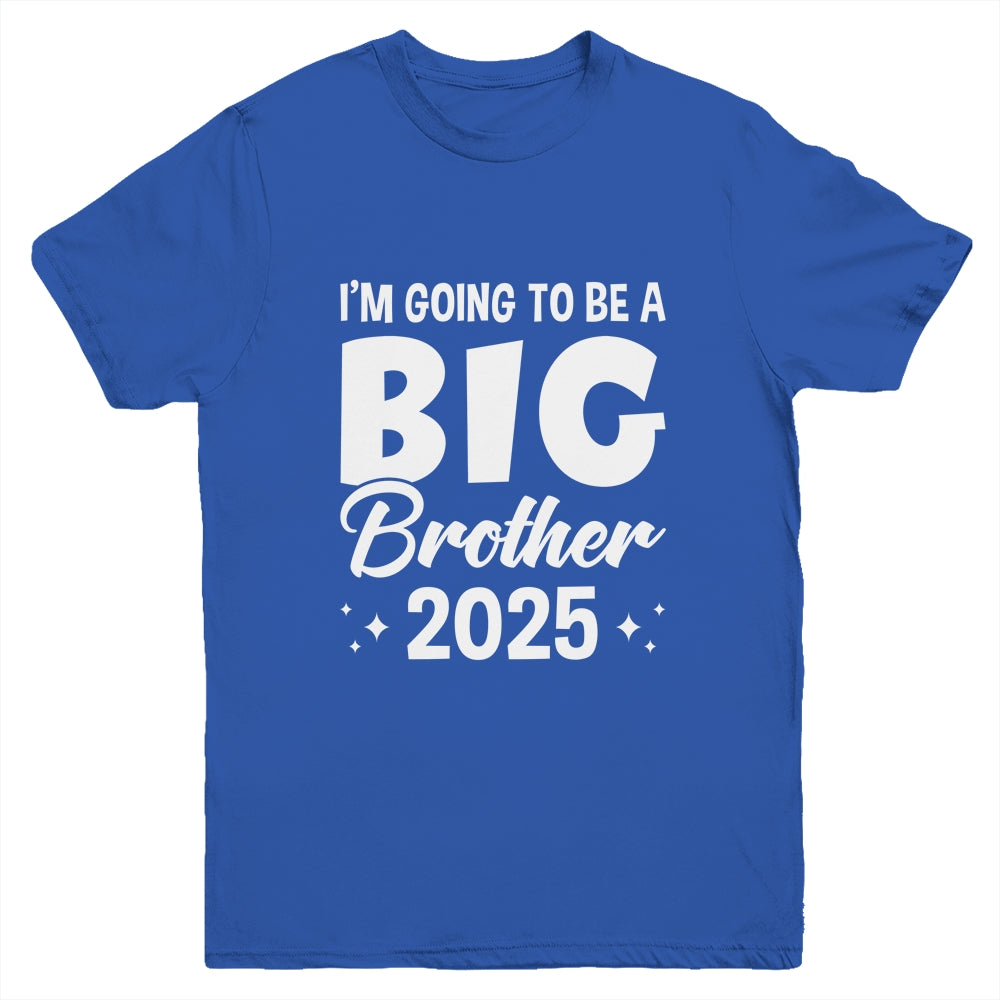 I'm Going To Be A Big Brother 2025 Leveled Up Big Bro Kids Youth Shirt | teecentury