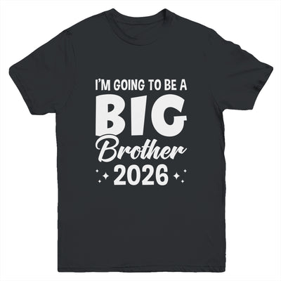 I'm Going To Be A Big Brother 2026 Leveled Up Big Bro Kids Youth Shirt | teecentury