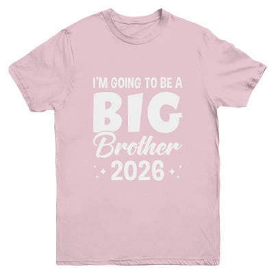 I'm Going To Be A Big Brother 2026 Leveled Up Big Bro Kids Youth Shirt | teecentury