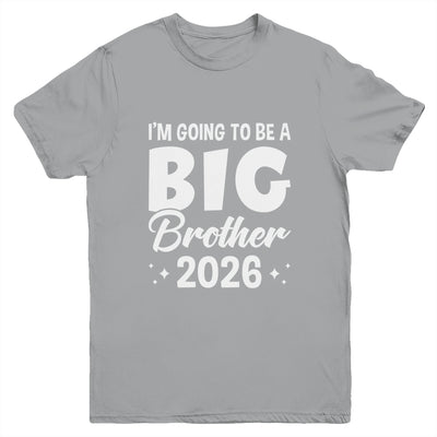 I'm Going To Be A Big Brother 2026 Leveled Up Big Bro Kids Youth Shirt | teecentury