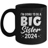 I'm Going To Be A Big Sister 2024 Leveled Up Big Sis Kids Mug | teecentury